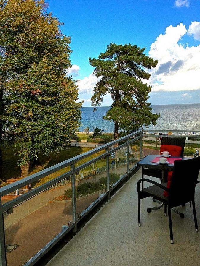 Feriendomizil Strandblick Feriendomizil Strandblick Appartement 2 Meersonne Haffkrug Bagian luar foto